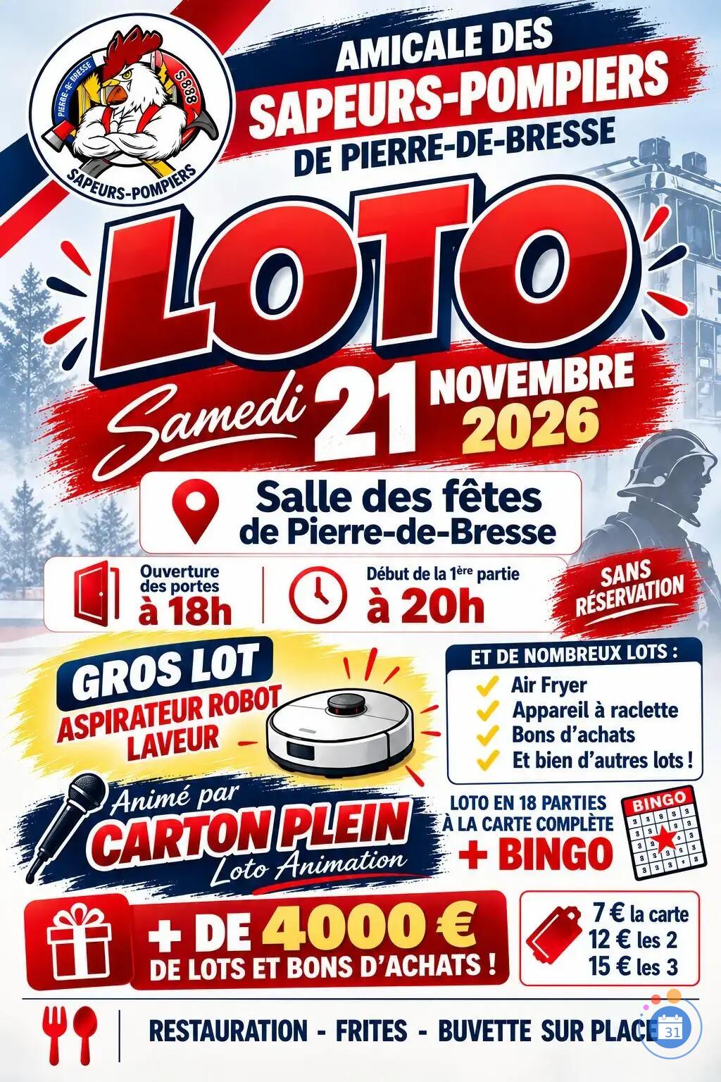 Image Loto des sapeur-pompiers. (photo 1)