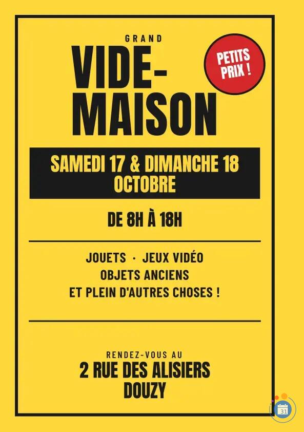 Image Vide-maison à Douzy les 17 et 18 octobre (photo 1)