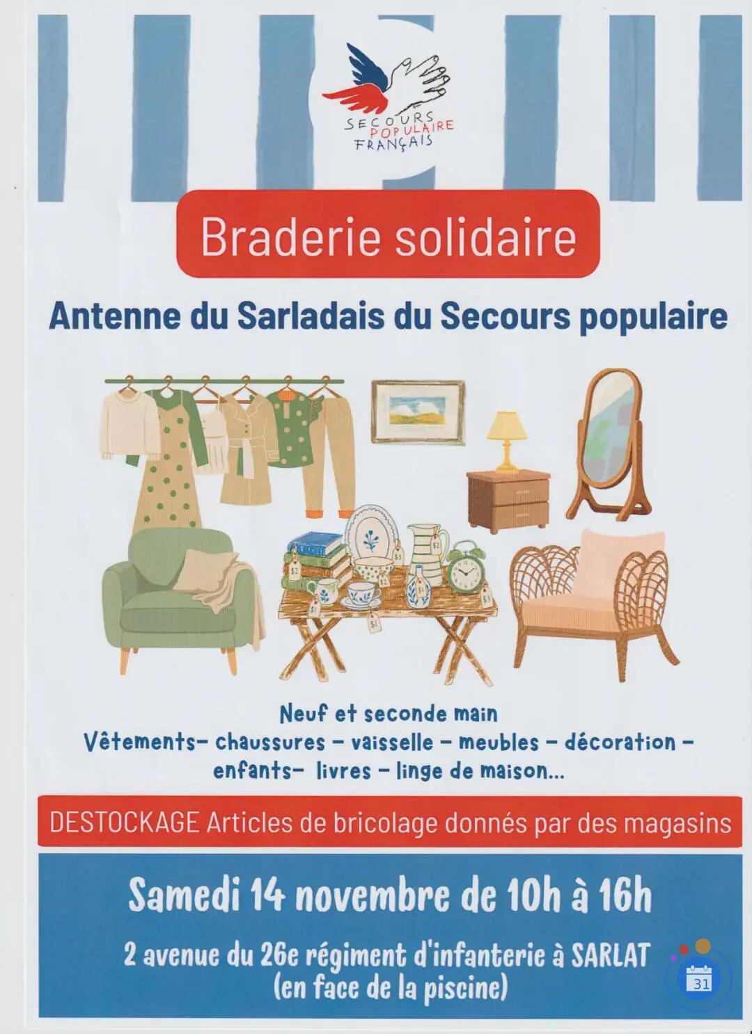 Image Braderie solidaire du Secours Populaire (photo 1)