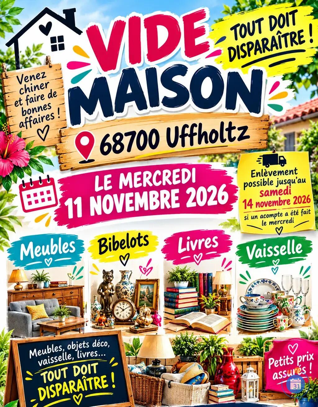 Image Grand Vide-Maison complet à Uffholtz (68700) - Meubles, déco, livres... (photo 1)