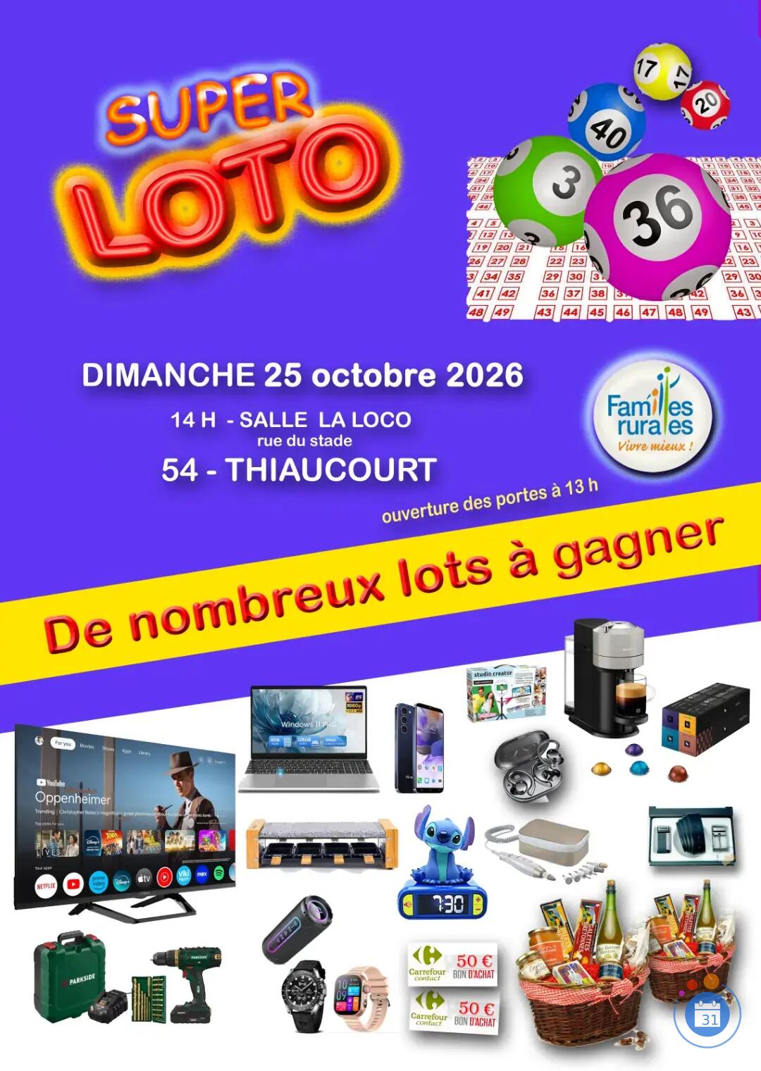 Image Grand Loto D'Automne (photo 1)