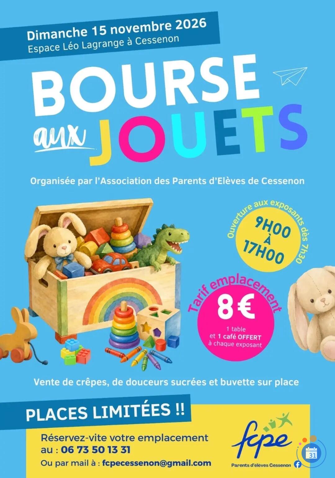Image BOURSE AUX JOUETS (photo 1)