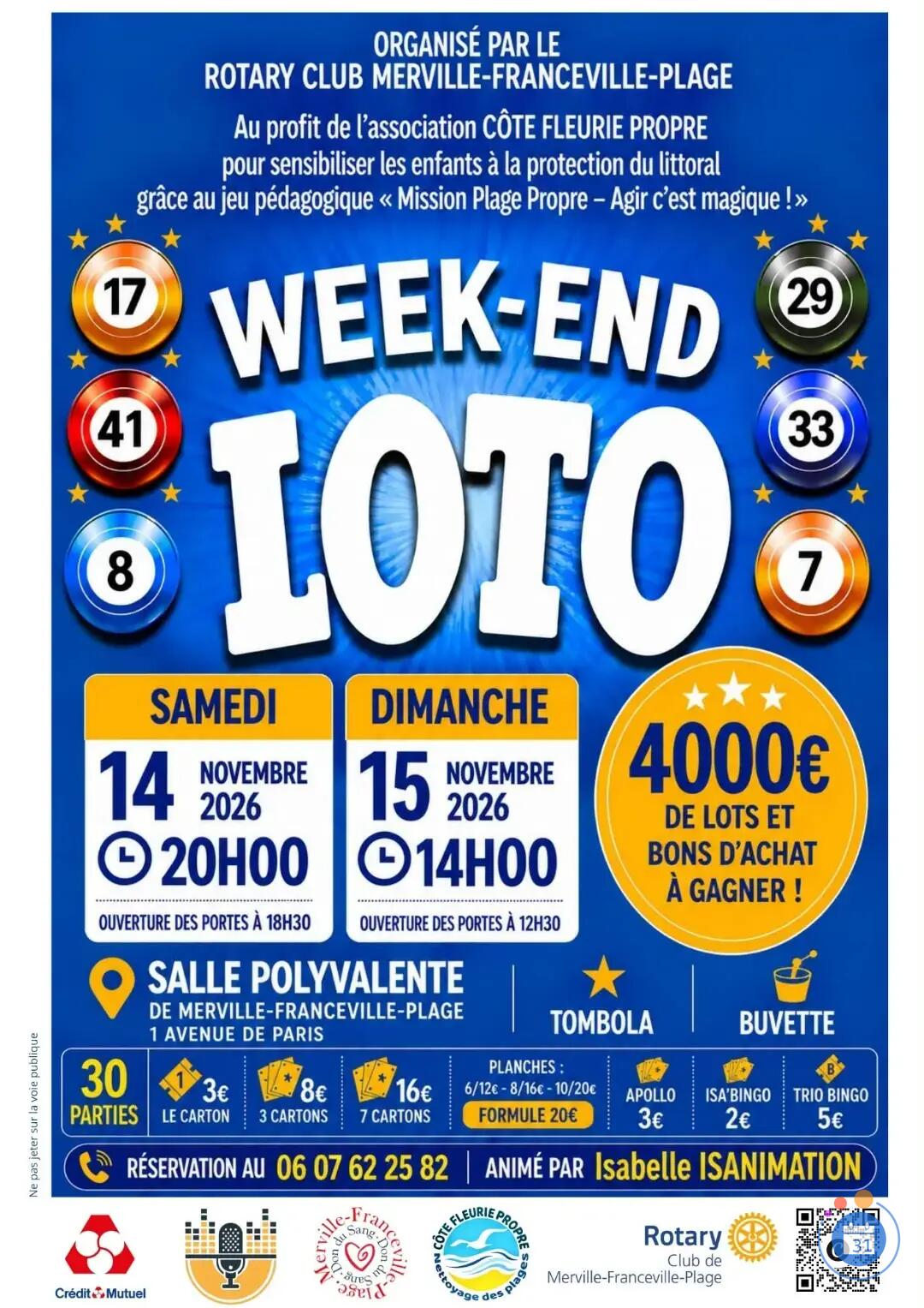 Image Week-end Loto animé par Isabelle - ISANIMATION (photo 1)