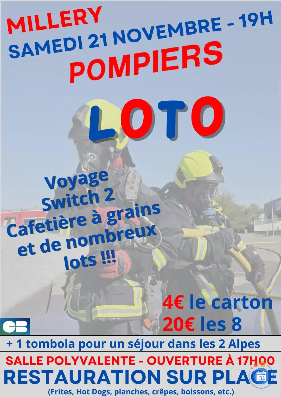 Image Loto des Sapeurs-pompiers de Millery (photo 1)