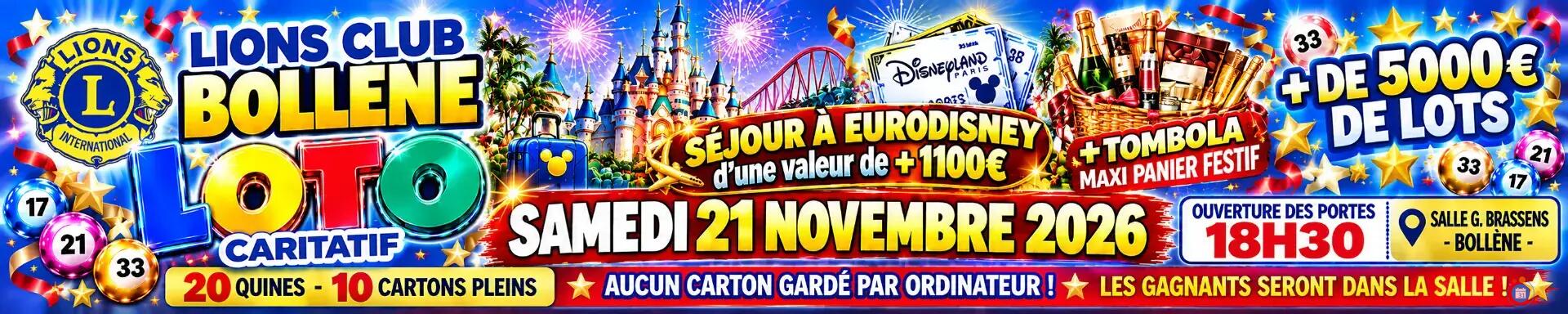 Image LOTO CARITATIF DU LIONS CLUB BOLLENE TRICASTIN (photo 2)