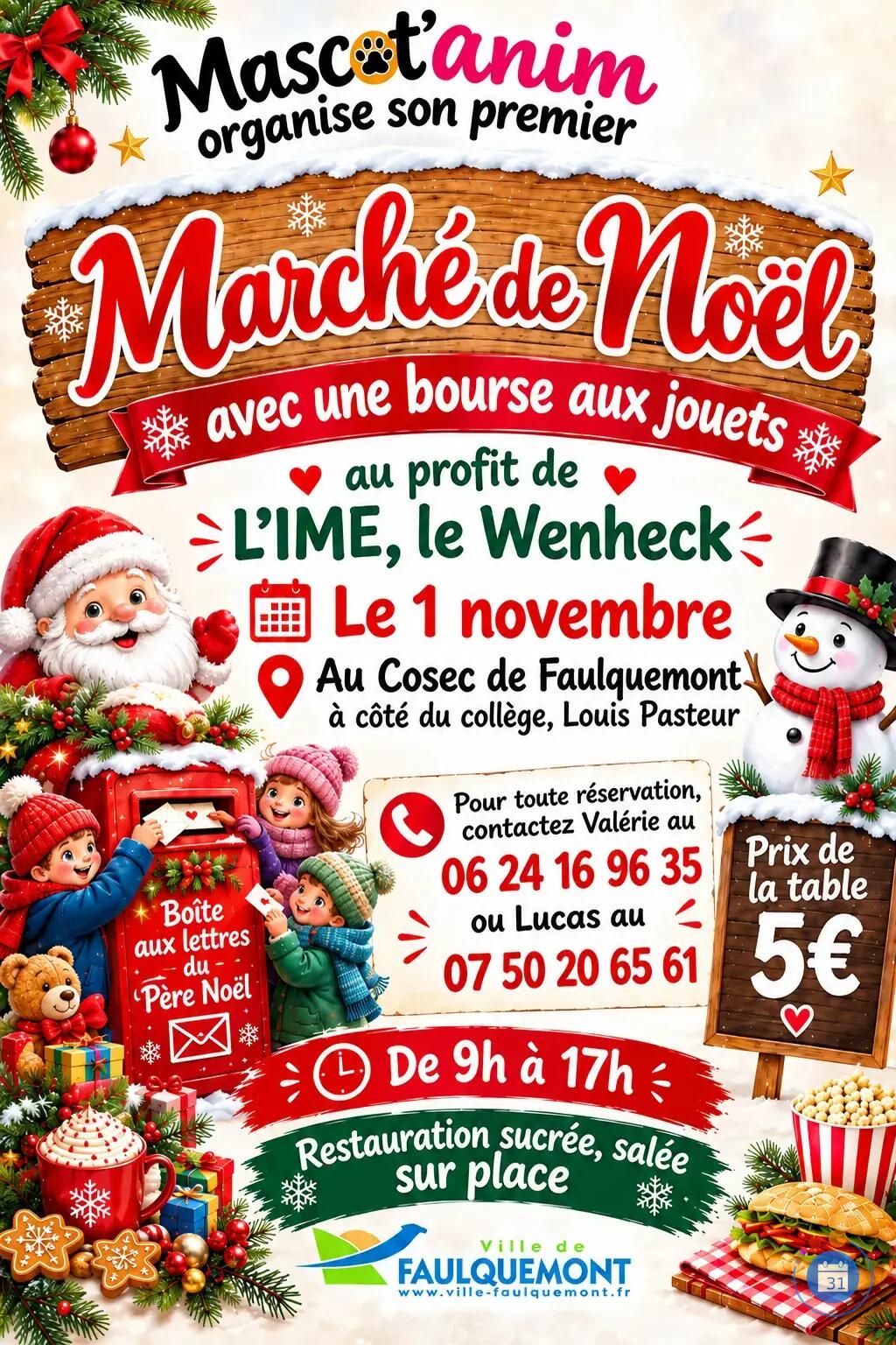 Image Marché de Noel avec une bourse aux jouets (photo 1)
