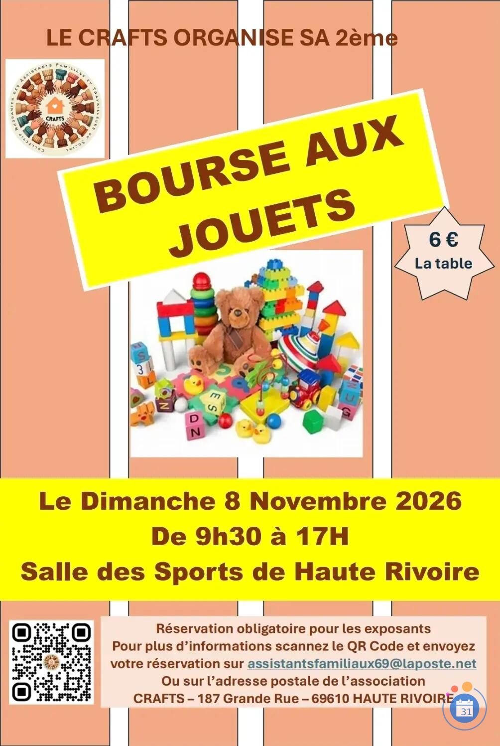 Image 2ème Bourse aux Jouets du CRAFTS (photo 1)