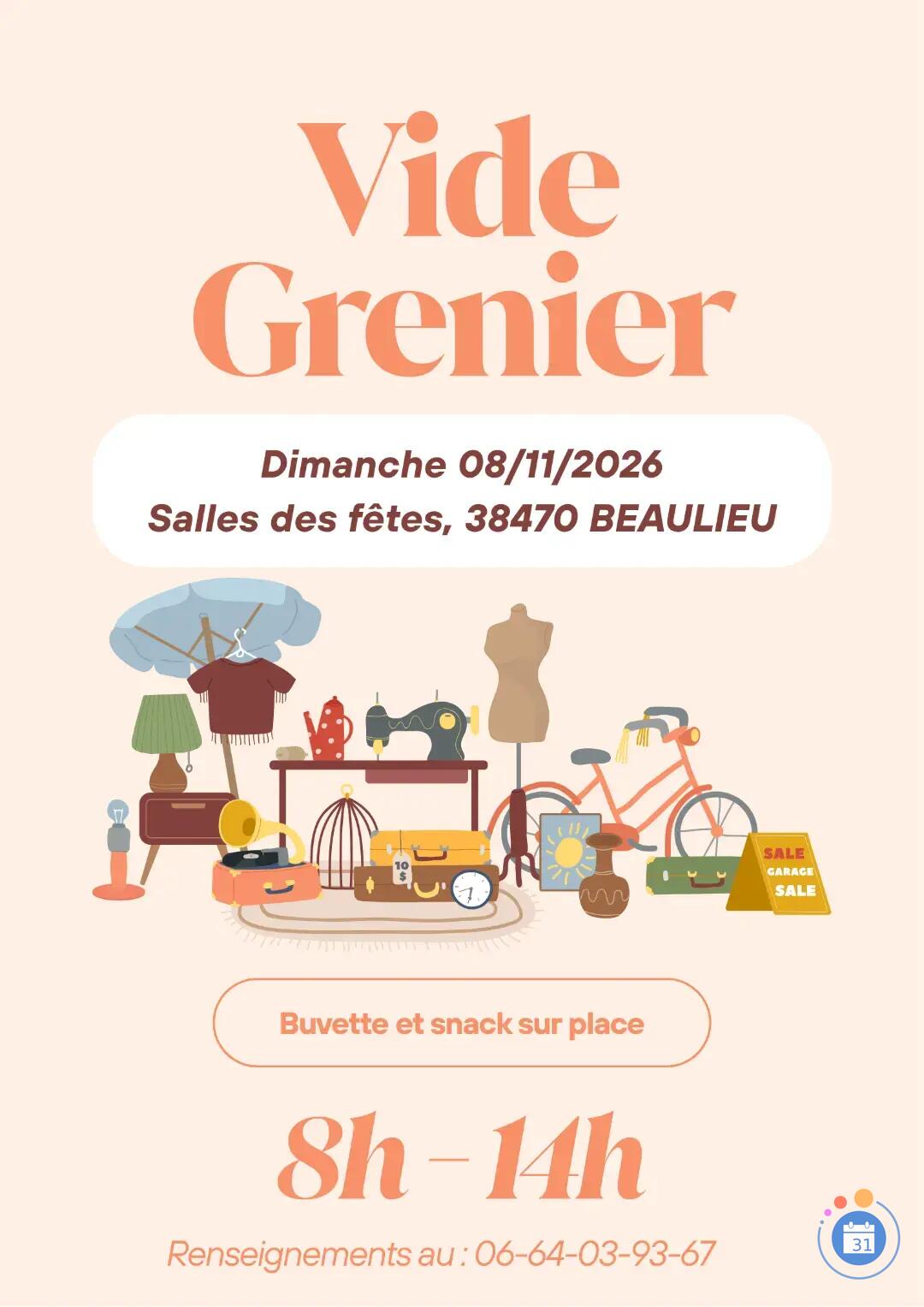 Image Vide Grenier du sous des écoles, salles des fêtes intérieur et extérieur (photo 1)