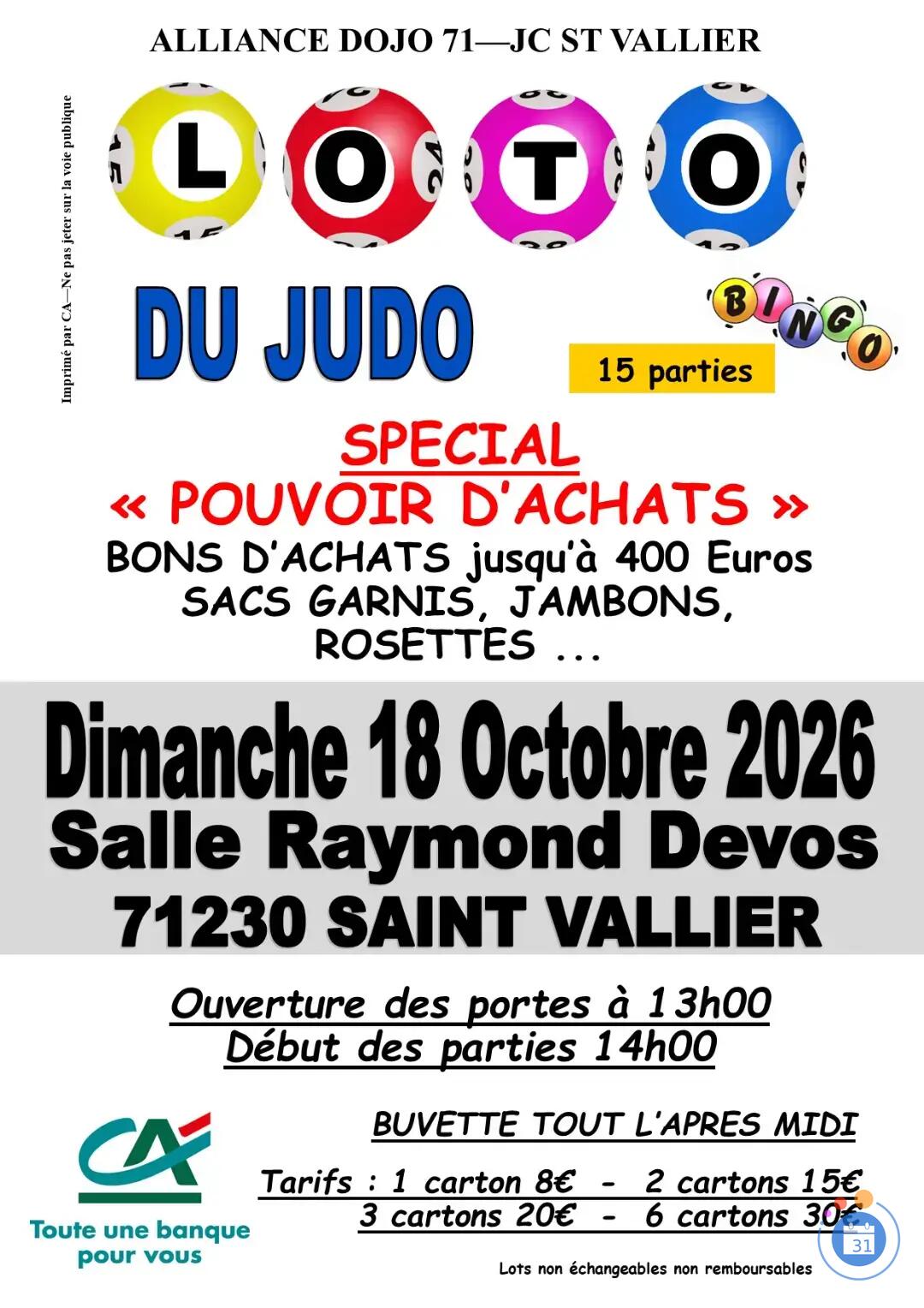 Image loto du judo (photo 1)
