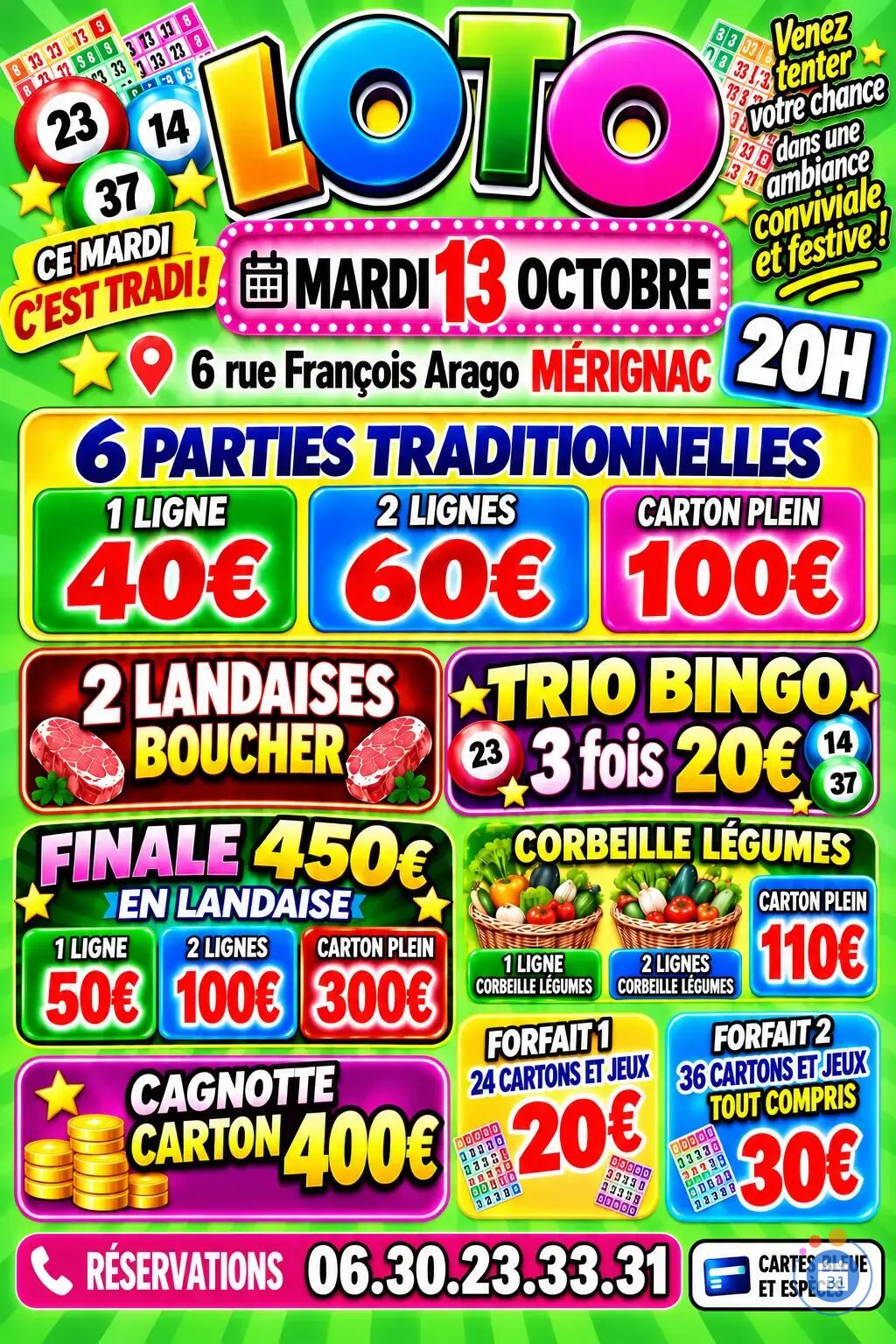 Image Loto forfait tout compris 36 cartons (photo 1)