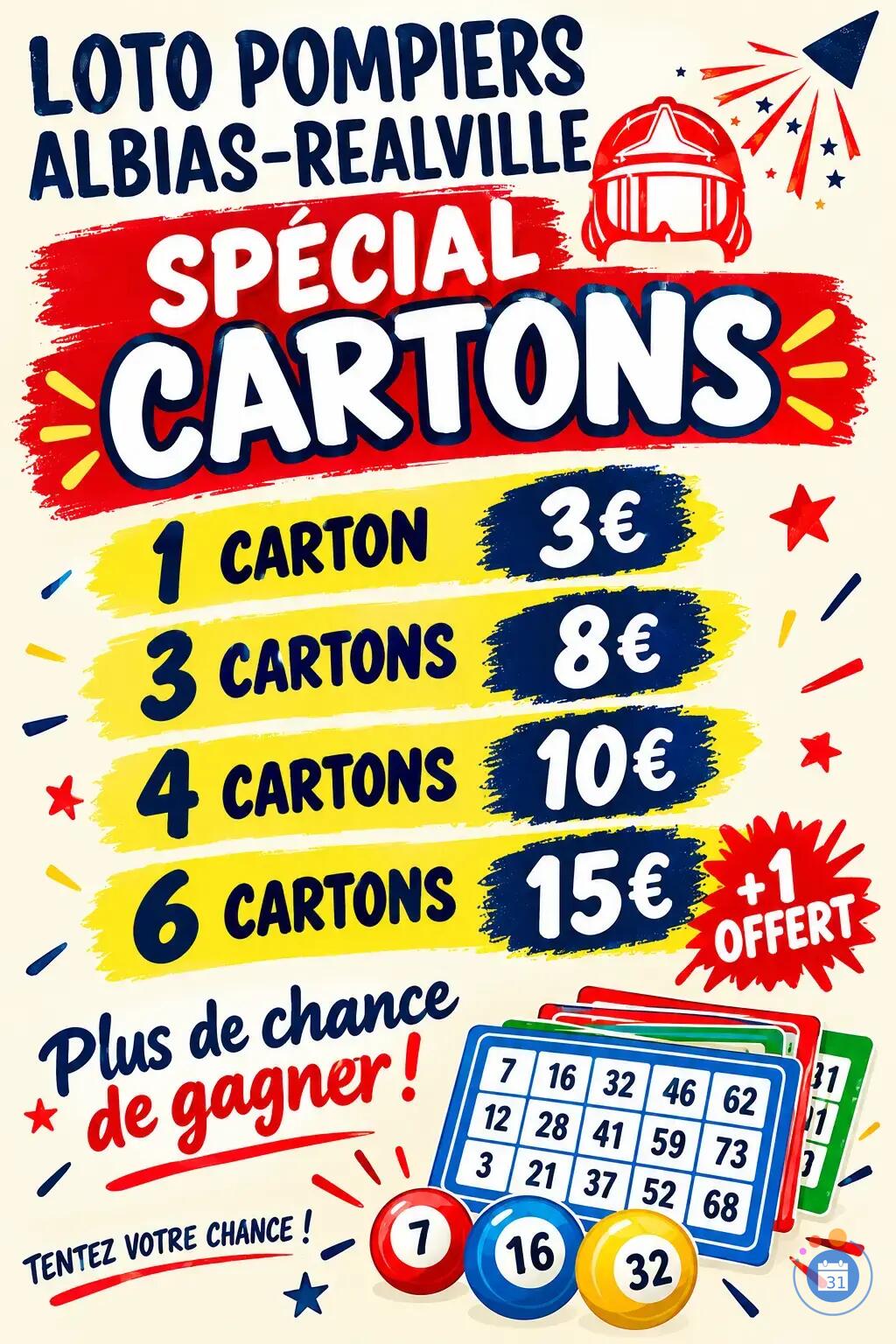 Image 🎉 Loto des Sapeurs-Pompiers d’Albias-Réalville – 17 octobre 2026 🚒 (photo 2)