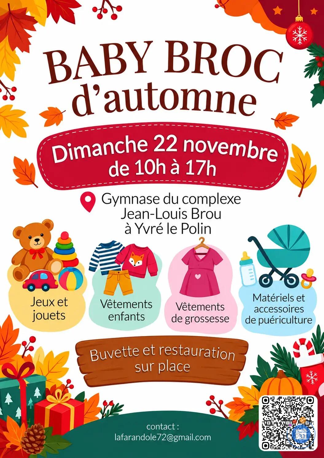 Image Baby Broc d'Automne - Yvré le Polin (photo 1)