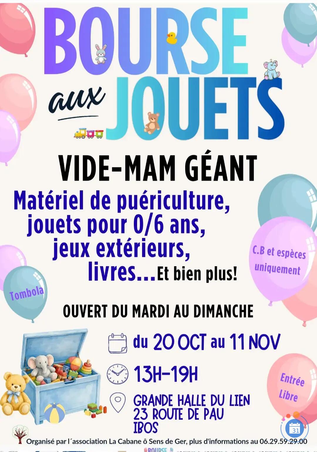 Image BOURSE AUX JOUETS ET VIDE MAM (photo 1)