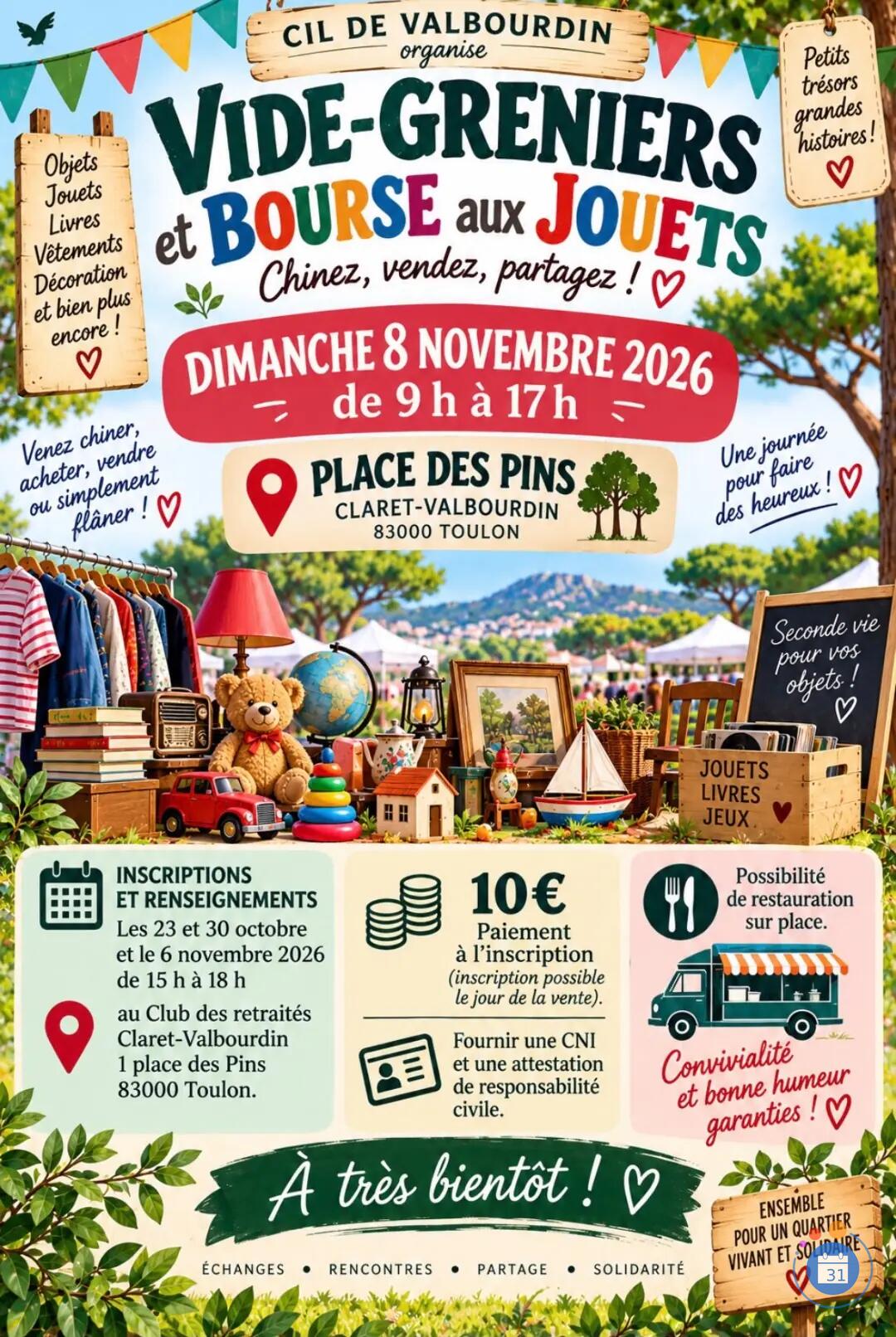 Image Vide-greniers et Bourse aux jouets CIL Valbourdin (photo 1)