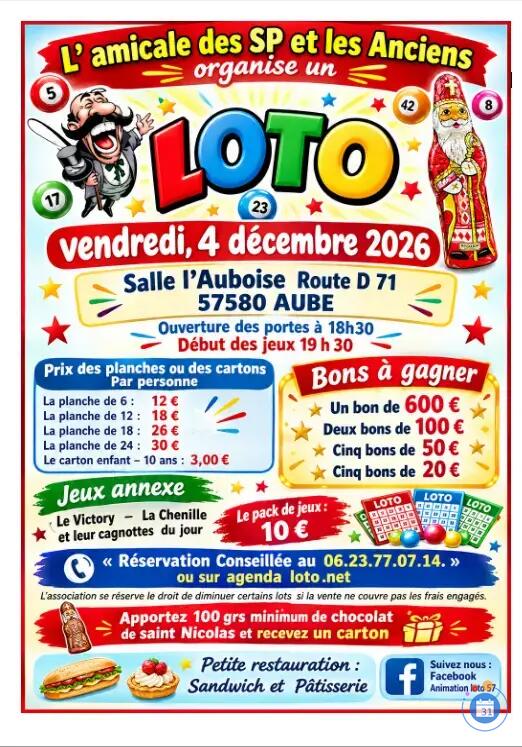 Image Loto L’ amicale des SP et les Anciens (photo 1)
