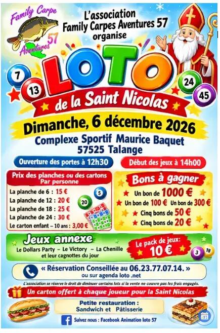 Image Loto association Family Carpes Aventures 57 (photo 1)