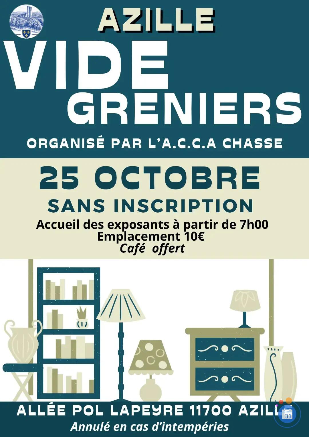 Image Vide Greniers de l'A.C.C.A Chasse (photo 1)