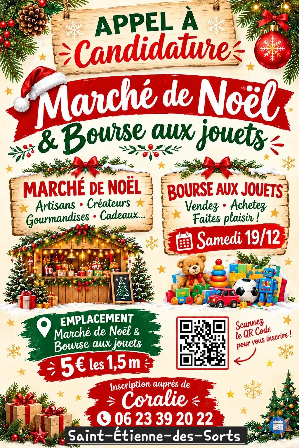 Image Marché de Noël de l'école de St Etienne des sorts (photo 1)