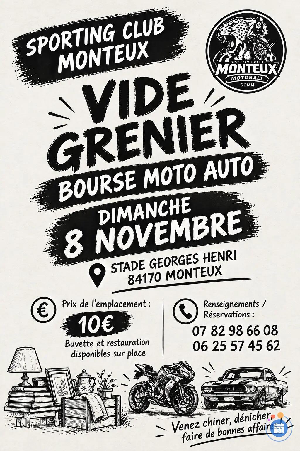 Image Bourse auto, moto, vide, grenier (photo 1)
