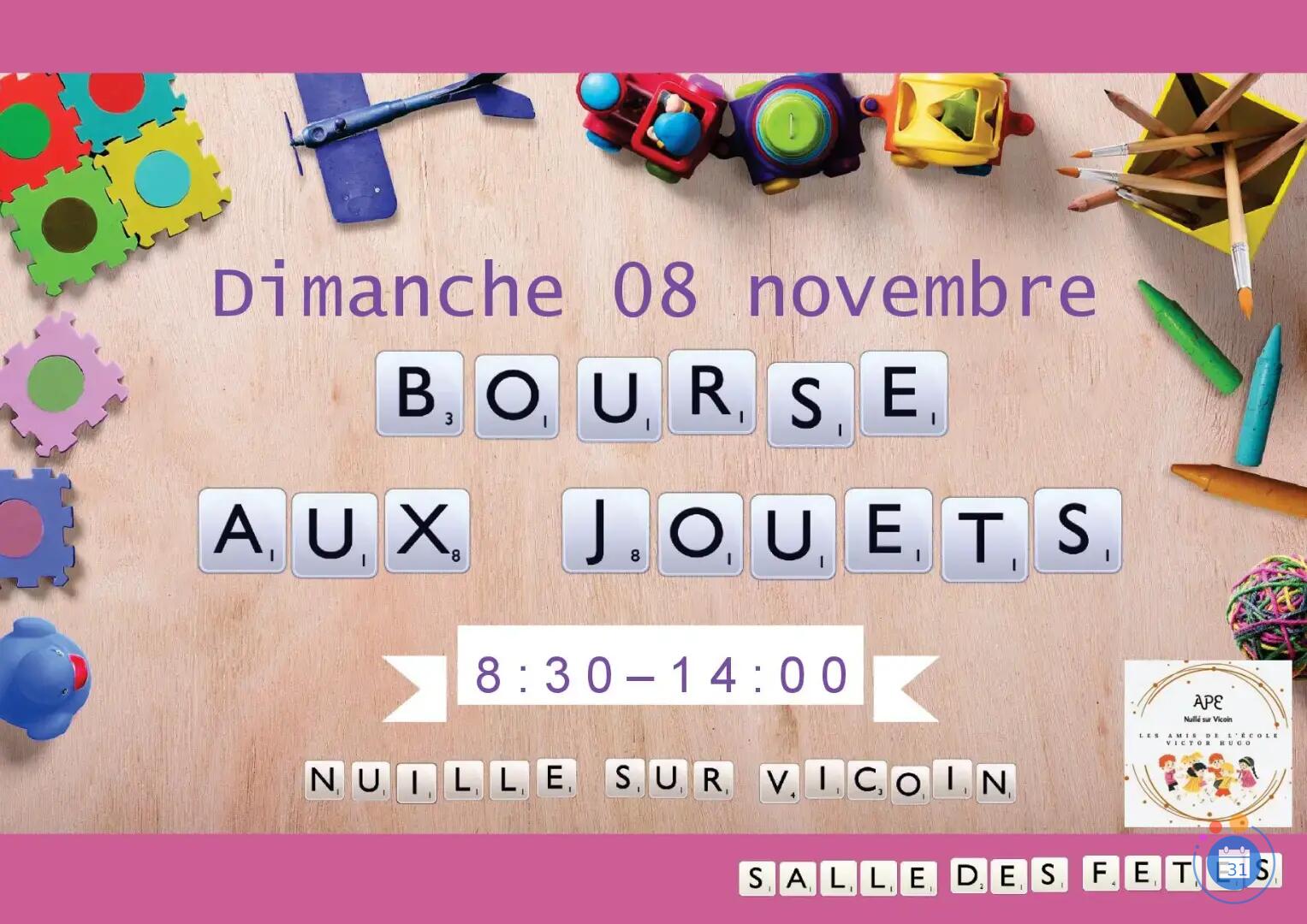 Image Bourse aux jouets Nuillé sur Vicoin (photo 1)