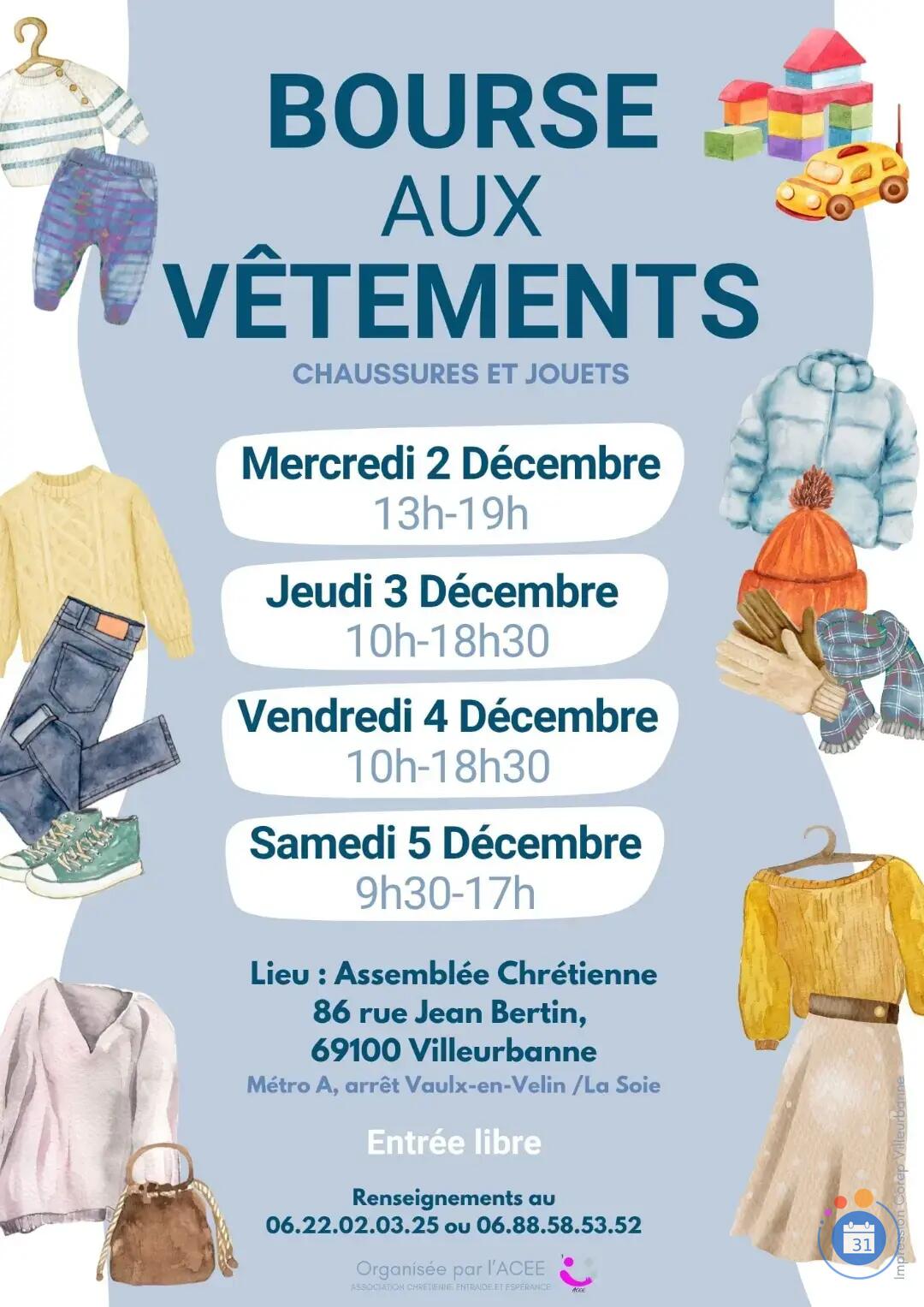 Image BOURSE AUX VÊTEMENTS & JOUETS (photo 1)