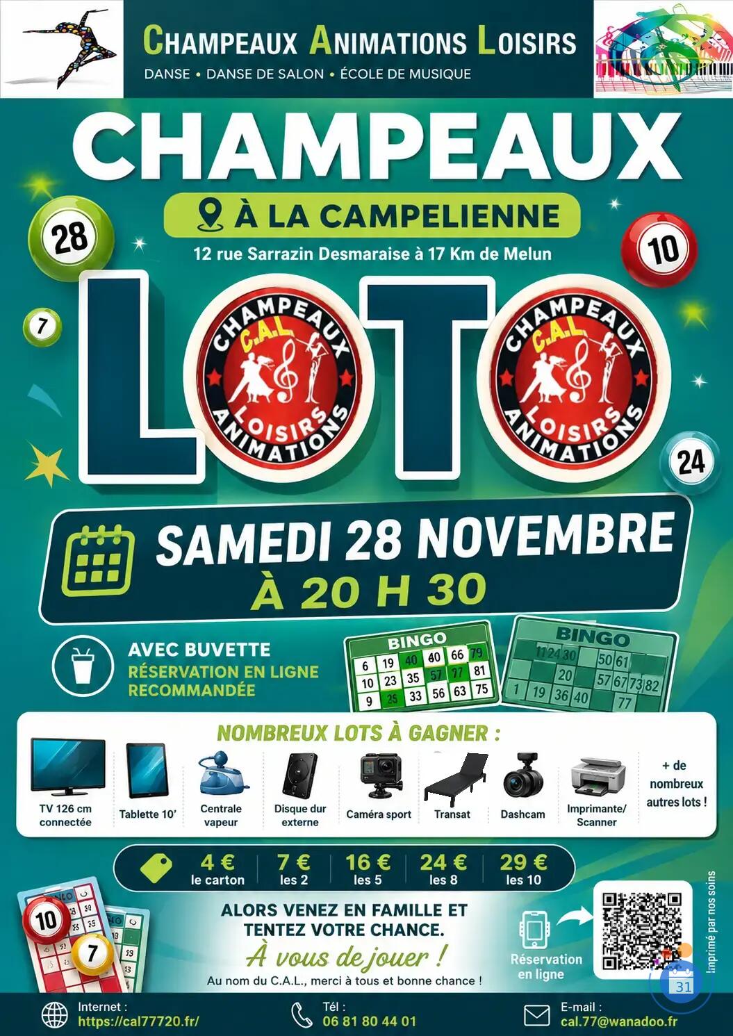 Image LOTO du 28 novembre 2026 à CHAMPEAUX (77720) (photo 1)