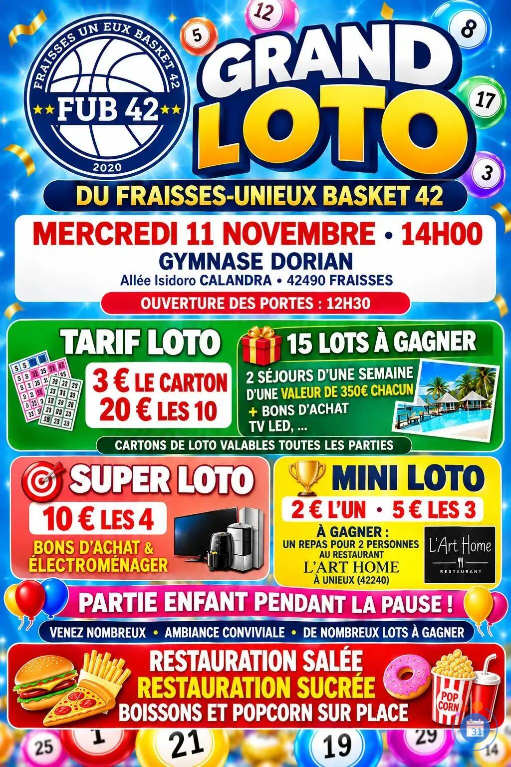 Image LOTO DU FUB42 (photo 1)