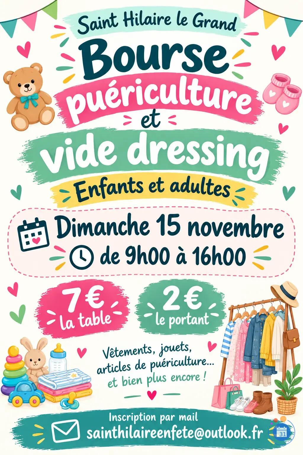 Image Bourse Puériculture / Vide Dressing (photo 1)