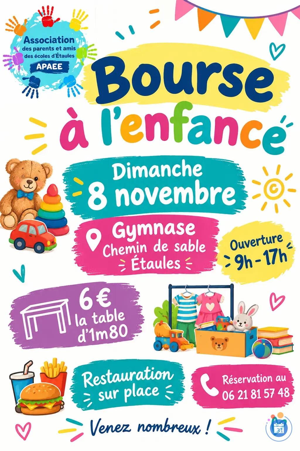 Image Bourse à l'enfance de l'Apaee (photo 1)