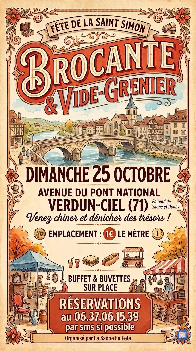 Image Vide grenier de la Saint Simon (photo 1)