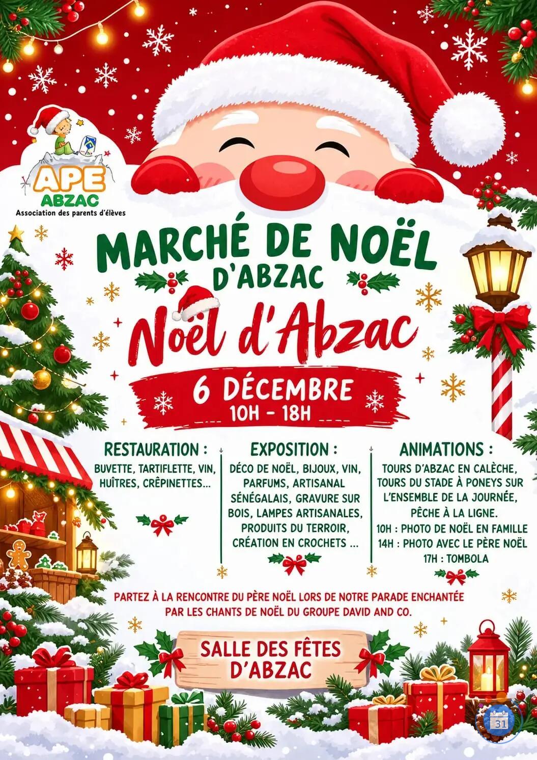 Image Marché de Noël d'Abzac (photo 1)