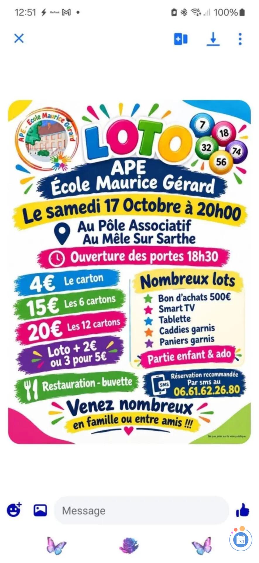 Image Loto école Maurice Gérard (photo 1)