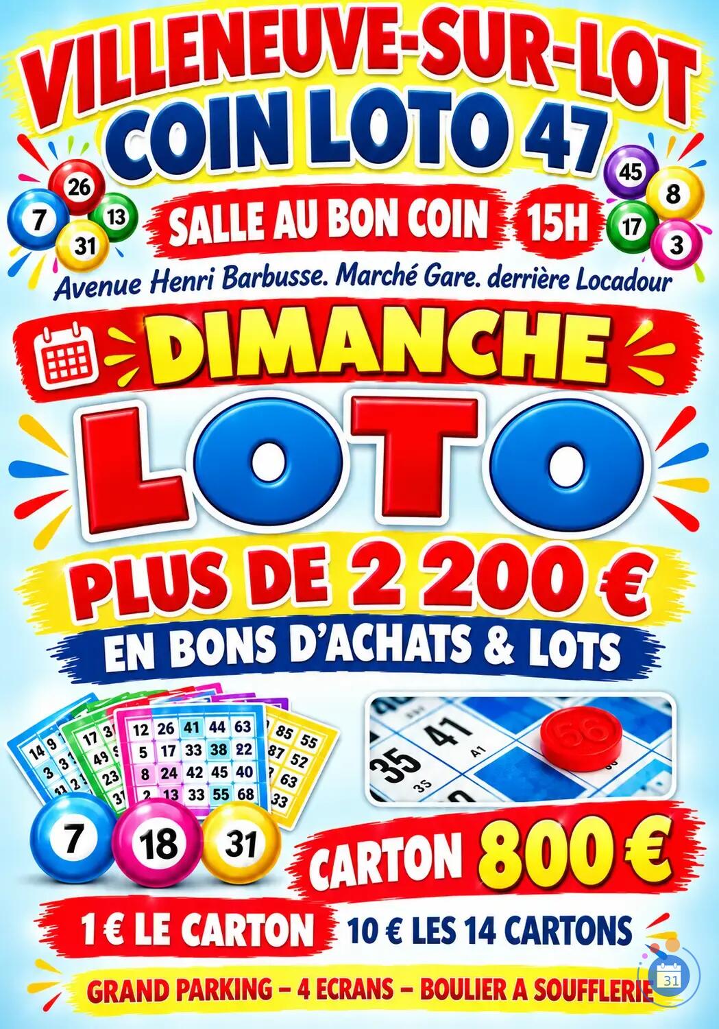 Image SUPER LOTO AU COIN LOTO 47 (photo 1)