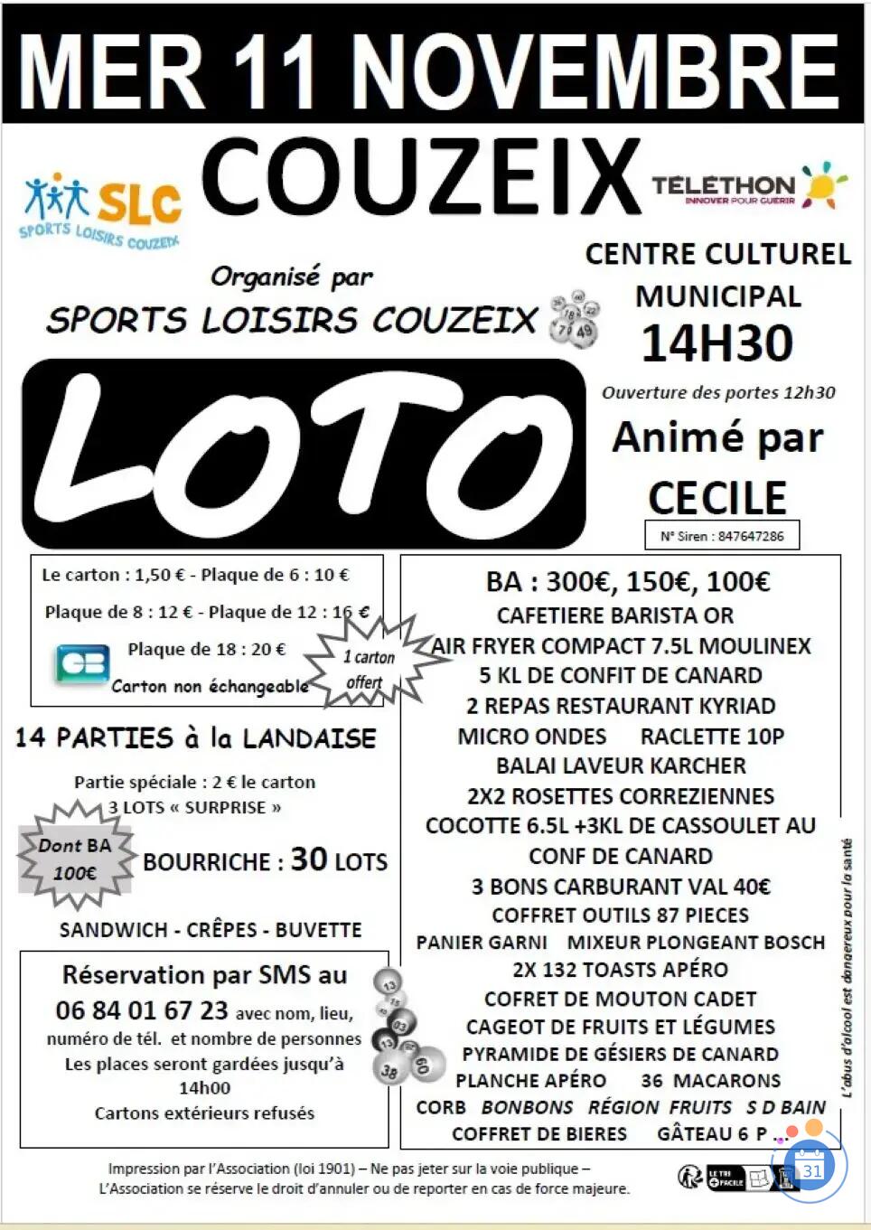 Image loto du telethon slc anime par cecile (photo 1)