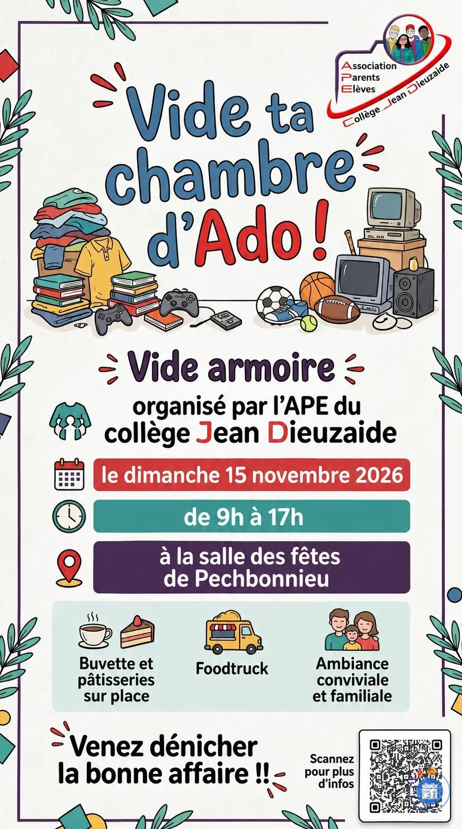 Image Vide ta chambre d'ado! (vide armoire) (photo 1)