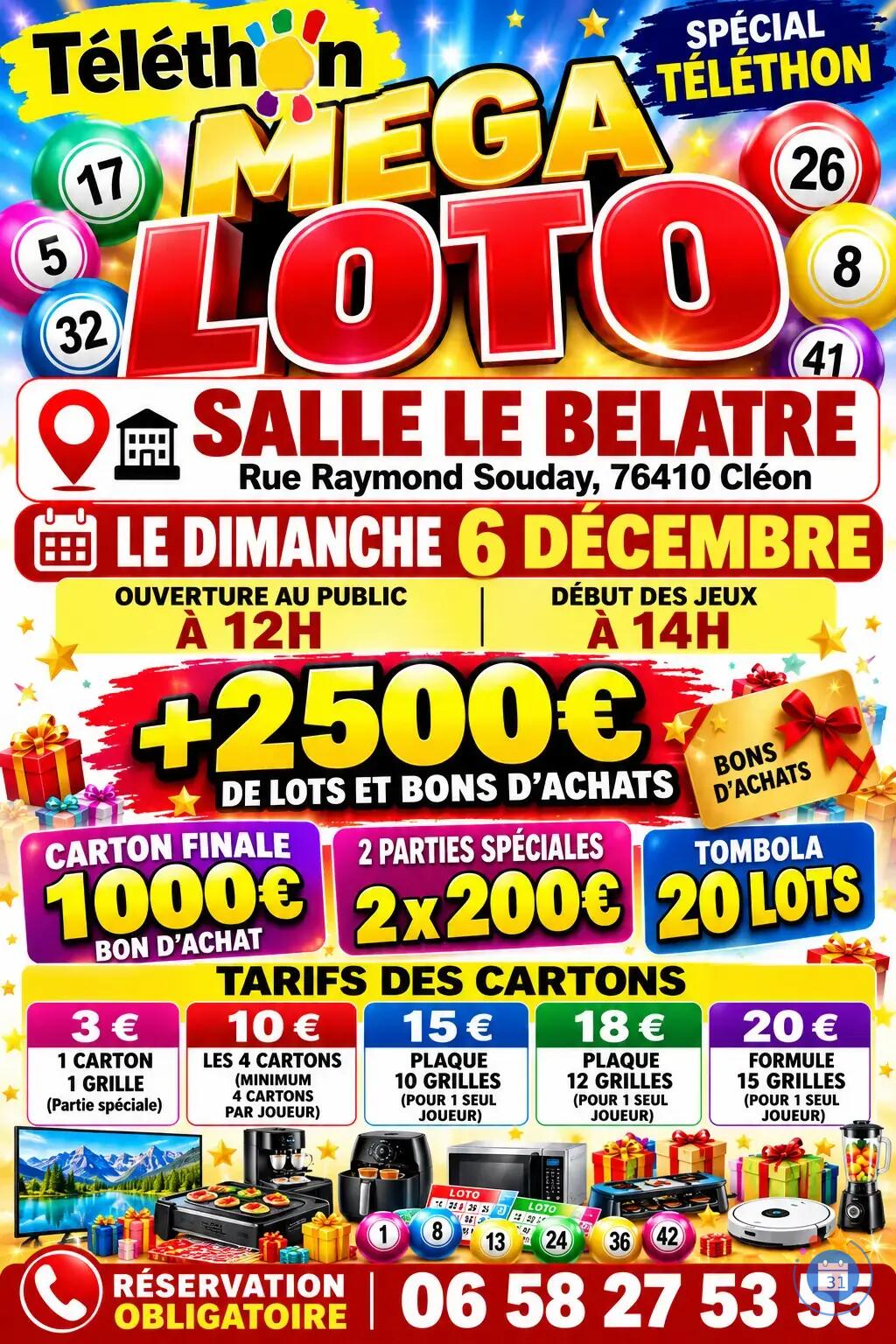 Image Méga loto du téléthon (photo 1)