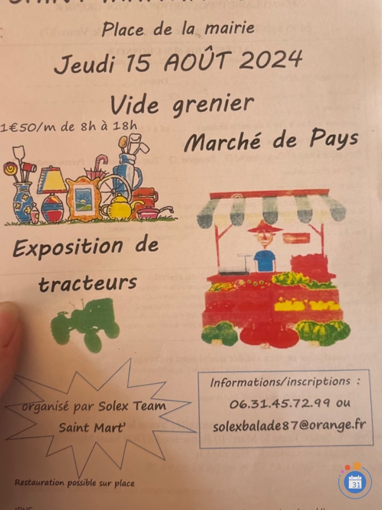 Image Vide grenier - marché de pays (photo 1)