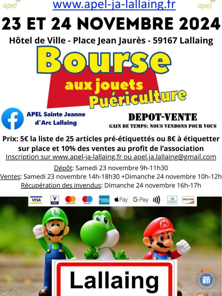 Image Bourse aux jouets et puericulture lallaing (photo 1)