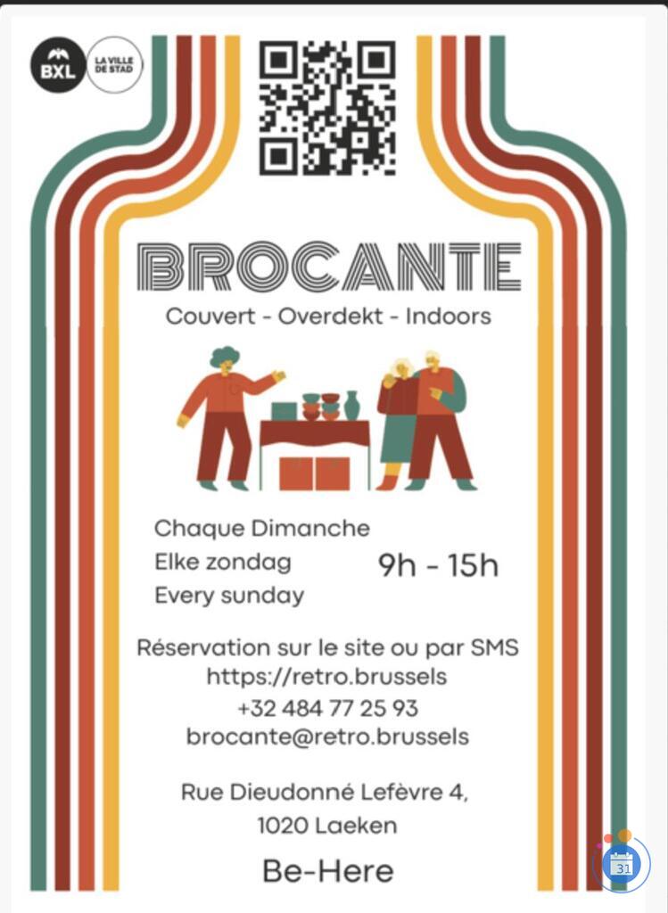 Image Retro Brussels Market Brocante (photo 1)