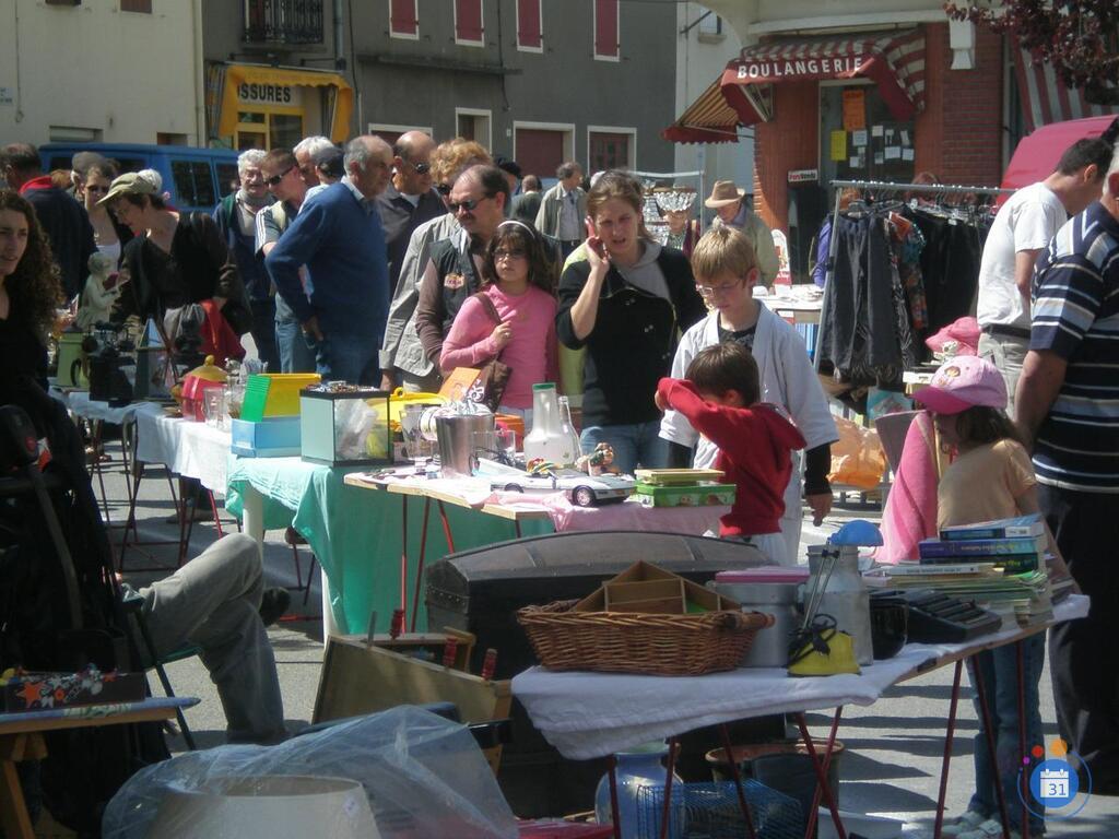Image Vide grenier. Marché aux fleurs et plants (photo 1)