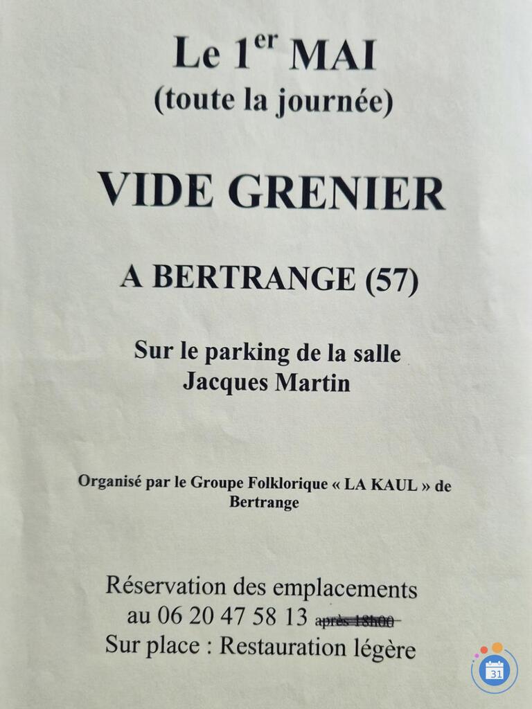 Image Vide grenier du 1er mai (photo 1)