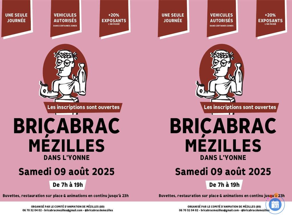 Image 47ème édition du Bricabrac de Mézilles (photo 1)