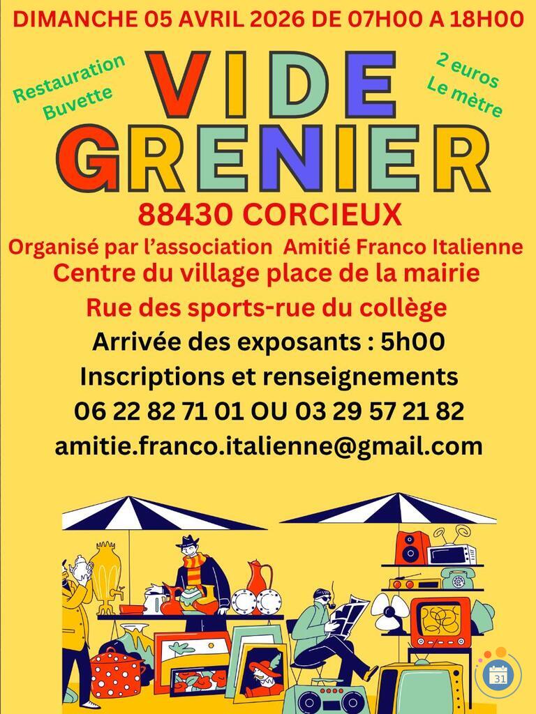 Image Vide Grenier de l'association amitié Franco- Italienne (photo 1)