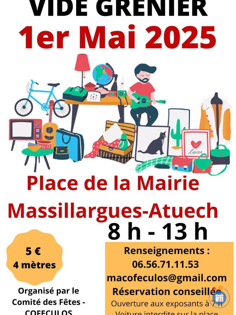 Image Vide-grenier du comité des fêtes de Massillargues-Atuech (photo 1)