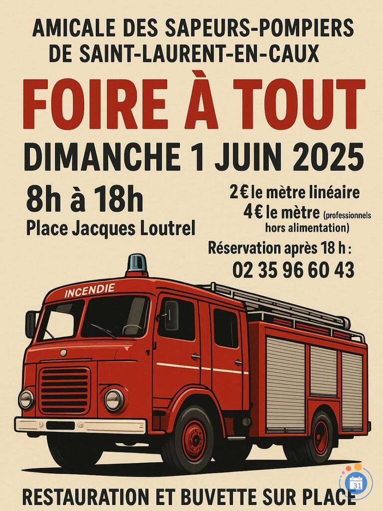 Image Foire à Tout Amicale des Sapeurs Pompiers (photo 1)