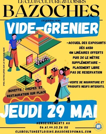 Image Vide greniers annuel bazoches (photo 1)