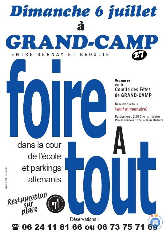 Image Foire à tout de Grand-Camp (photo 1)