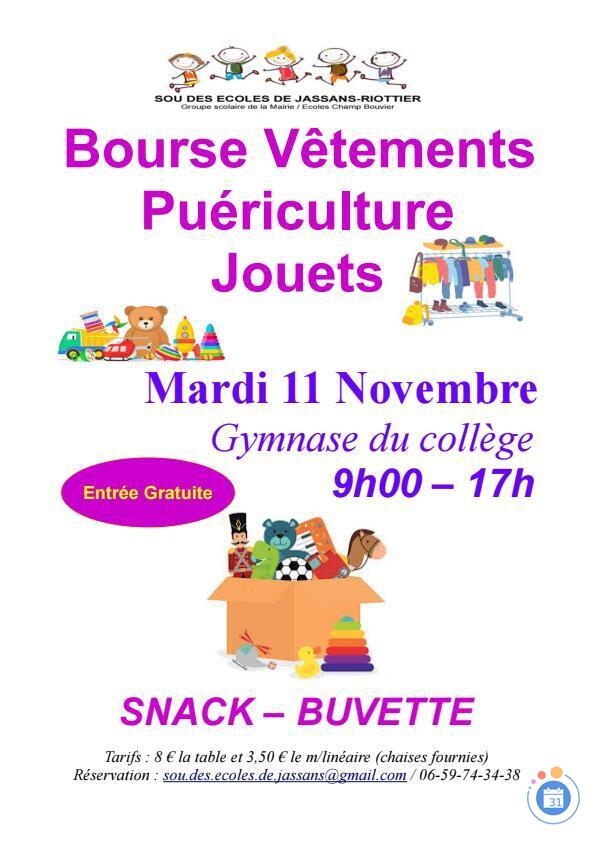 Image Bourse aux vêtements, puériculture et jouets (photo 1)