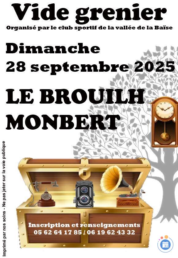 Image VIDE GRENIER du CSVB (club sportif de la vallée de la baïse) (photo 1)