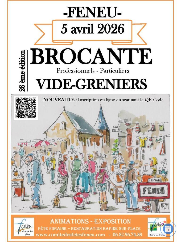 Image 28 ème Brocante Vide-Greniers de Feneu (photo 1)